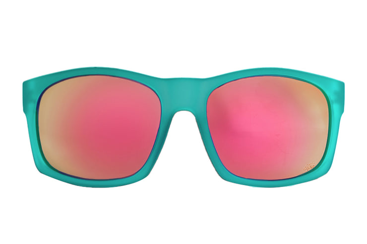 Big Kahuna XL - Frosted Green - Pink Polarized