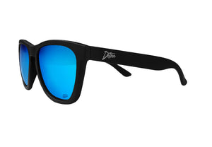 Matte Black - Electric Blue Lens Polarized - Essentials