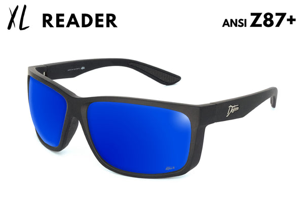 Breach XL Bifocal Reader - Deep Blue Polarized - +1.5