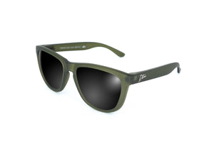 Frosted Forest Green - Jet Black Lens Polarized - Essentials