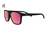 Floaties XL - Matte Black - Pink Lemonade Lens Polarized