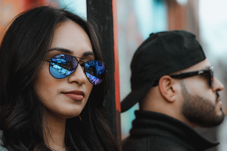 Lente Galaxy Blurple Polarizada - Oasis