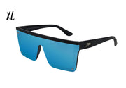 Tidal Wave XL - Matte Black - Electric Blue Lens Polarized