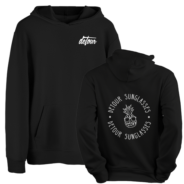 White Logo Hoodie - Small
