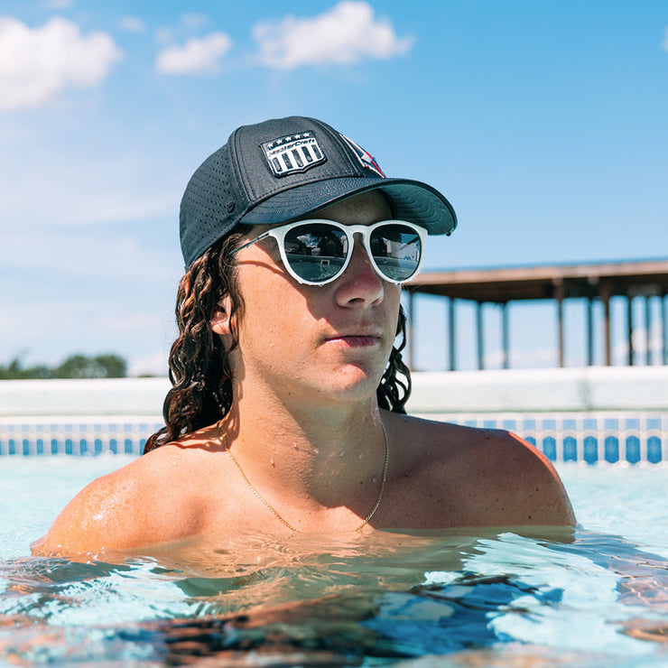 Hurricane - Matte Off White - Jett Lambert -  Jet Black Polarized