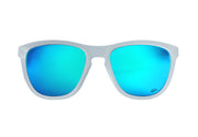 Frosted Clear - Electric Blue Lens Polarized - Essentials