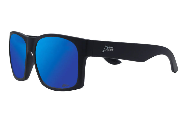 Big Kahuna - Matte Black - Deep Blue Polarized