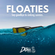 Floaties - Matte Black - 24k Gold Polarized