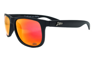 Eminence - Matte Black - Red Sunset Lens Polarized