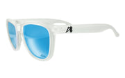 Essentials - Frosted Clear - Electric Blue Lens Polarized - Essentials