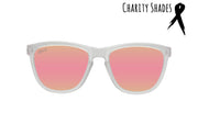 Frosted Clear - Pink Lens Polarized - Essentials - Breast Cancer Edition