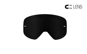 PowPow Moto - Jet Black - HI-FI QuickGrip-Ersatzglas
