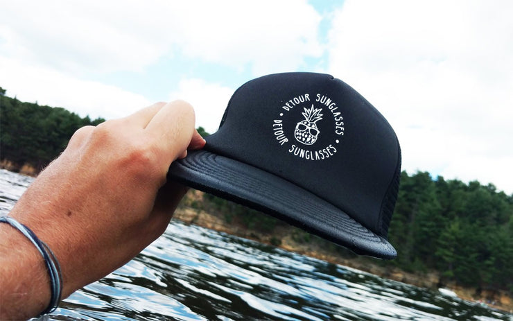 Pineapple Mesh Snapback Hat